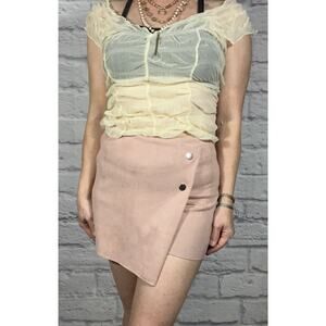 Zara Basics mauve skort/skirt/shorts
